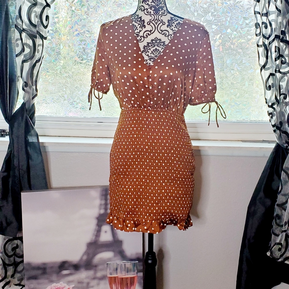 NWT polka dot dress